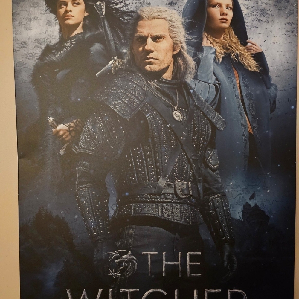 The Witcher Poster - Black and Blue